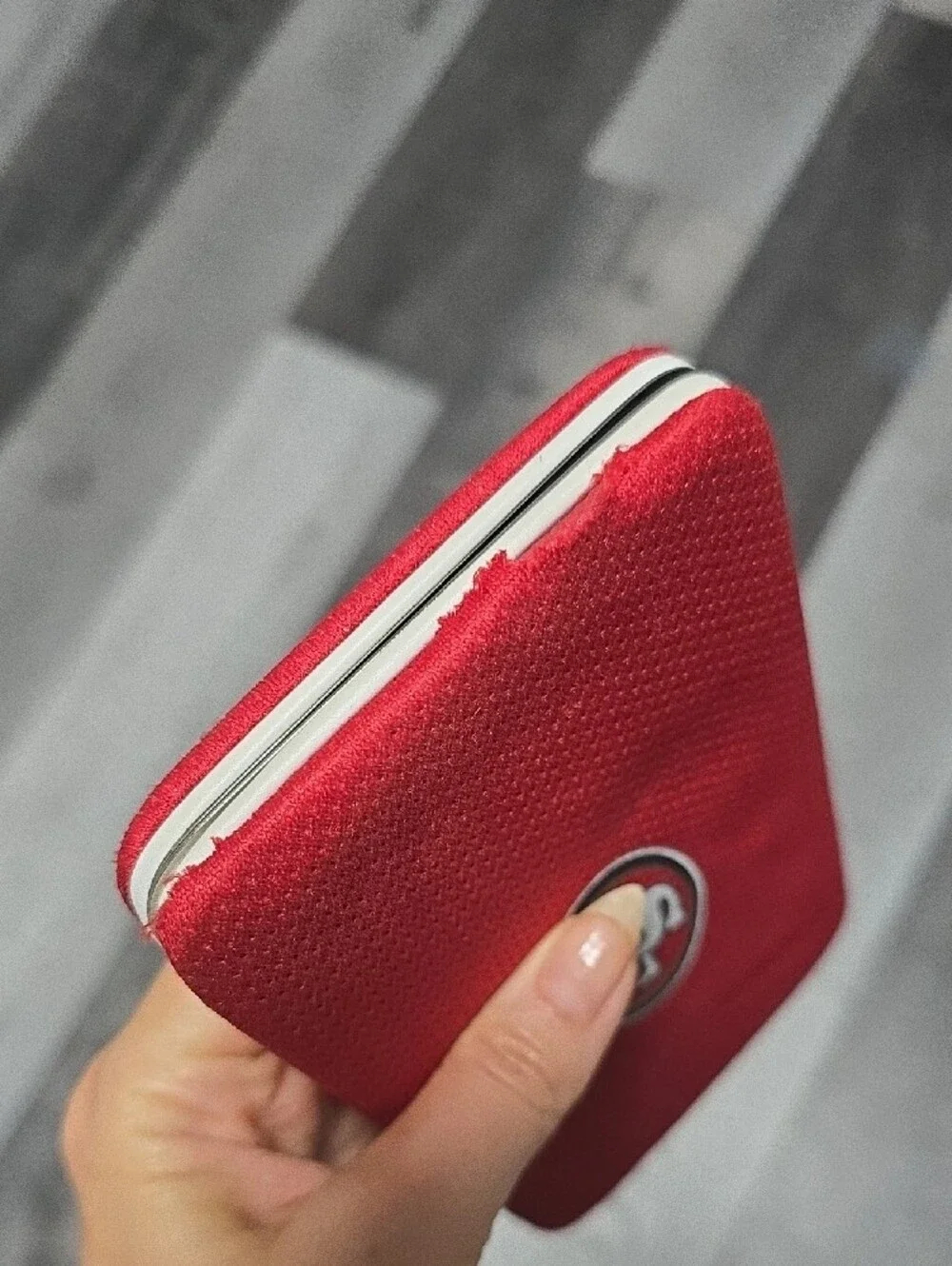 SF 49ers Wallet Case with Team Logo Red, Black, White, Gold